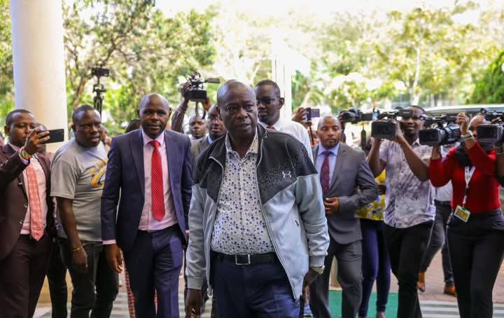 Rigathi Gachagua addresses media at Karen Hospital over George Koimburi’s alleged abduction and torture